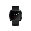 Product render of Fitbit Versa front view in classic black