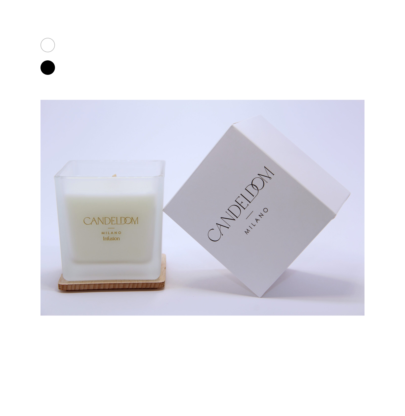 Candela profumata speziata Infusion quadrata 210gr